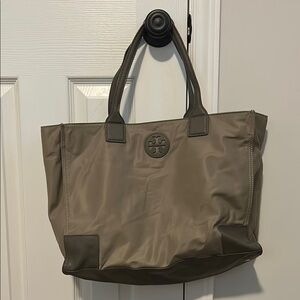 Tory Burch packable Ella bag gray